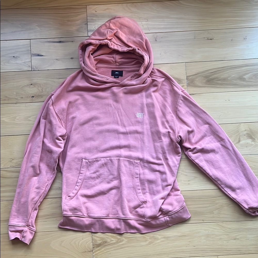 Obey Worldwide Pink Sweatshirt
